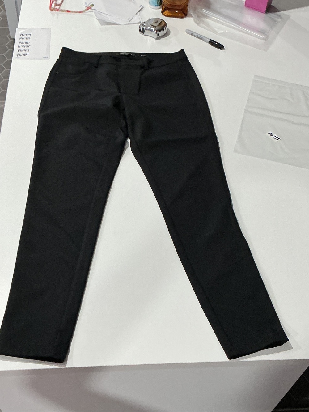 Lafayette 148 New York Black Slim Dress Pants